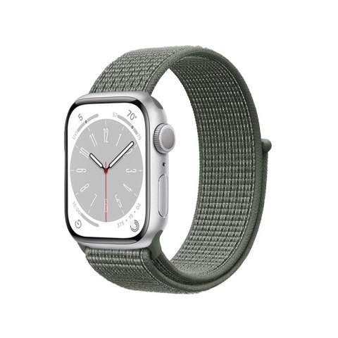 Crong Nylon - Pasek sportowy do Apple Watch 42/44/45/49 mm (Military Green) Crong Nylon - Pasek sportowy do Apple Watch 42/44/45/49 mm (Military Green)