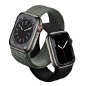 Crong Nylon - Pasek sportowy do Apple Watch 42/44/45/49 mm (Military Green)