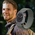 Crong Nylon - Pasek sportowy do Apple Watch 42/44/45/49 mm (Military Green)