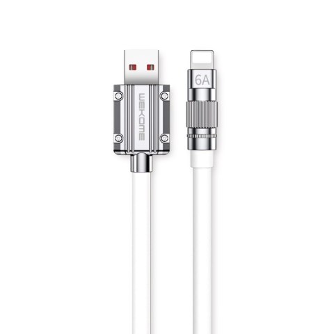 WEKOME WDC-186 Wingle Series - Kabel połączeniowy USB-A do Lightning Fast Charging 1 m (Biały) WEKOME WDC-186 Wingle Series - Kabel połączeniowy USB-A do Lightning Fast Charging 1 m (Biały)