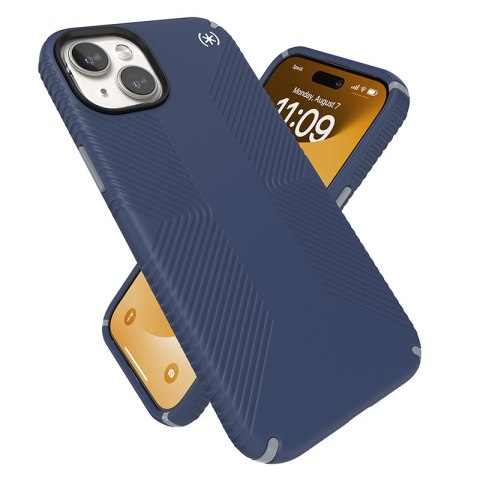 Speck Presidio2 Grip Magsafe - Etui iPhone 15 Plus / iPhone 14 Plus (Coastal Blue / Dustgrey / White) Speck Presidio2 Grip Magsafe - Etui iPhone 15 Plus / iPhone 14 Plus (Coastal Blue / Dustgrey / White)