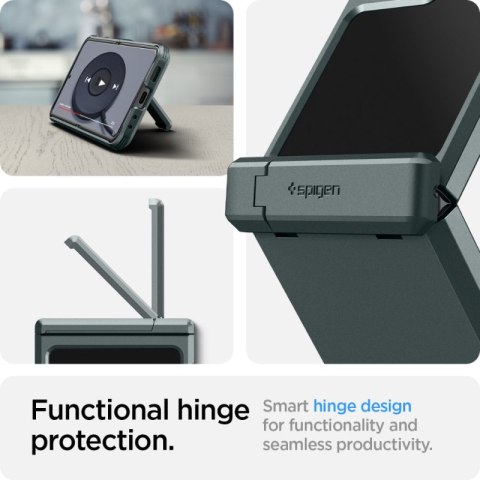 Spigen Tough Armor Pro - Etui do Samsung Galaxy Z Flip 5 (Abyss Green) Spigen Tough Armor Pro - Etui do Samsung Galaxy Z Flip 5 (Abyss Green)