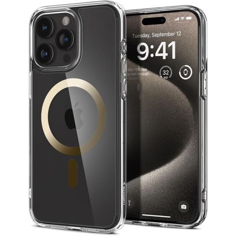 Spigen Ultra Hybrid Mag MagSafe - Etui do iPhone 15 Pro Max (Gold) Spigen Ultra Hybrid Mag MagSafe - Etui do iPhone 15 Pro Max (Gold)