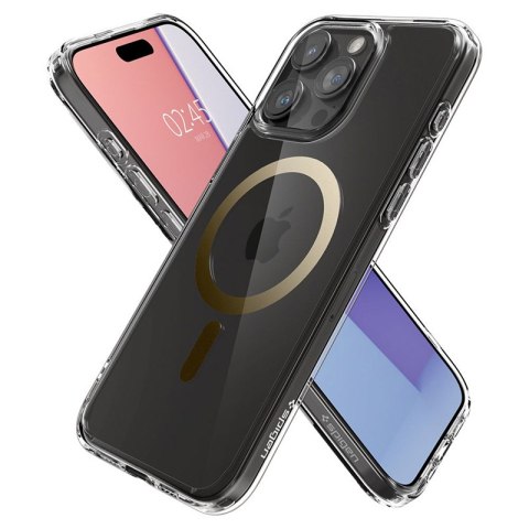 Spigen Ultra Hybrid Mag MagSafe - Etui do iPhone 15 Pro Max (Gold) Spigen Ultra Hybrid Mag MagSafe - Etui do iPhone 15 Pro Max (Gold)