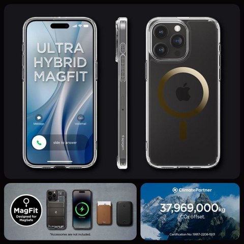 Spigen Ultra Hybrid Mag MagSafe - Etui do iPhone 15 Pro Max (Gold) Spigen Ultra Hybrid Mag MagSafe - Etui do iPhone 15 Pro Max (Gold)