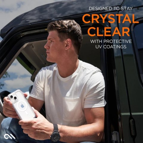 Case-Mate Ultra Tough Plus D3O MagSafe - Etui iPhone 15 Plus (Clear) Case-Mate Ultra Tough Plus D3O MagSafe - Etui iPhone 15 Plus (Clear)