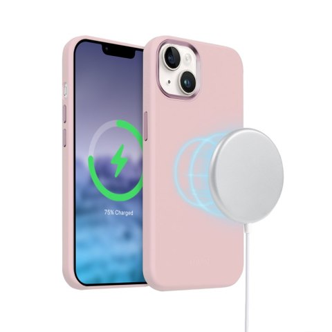 Crong Color Cover LUX Magnetic - Etui iPhone 15 Plus MagSafe (różowy) Crong Color Cover LUX Magnetic - Etui iPhone 15 Plus MagSafe (różowy)