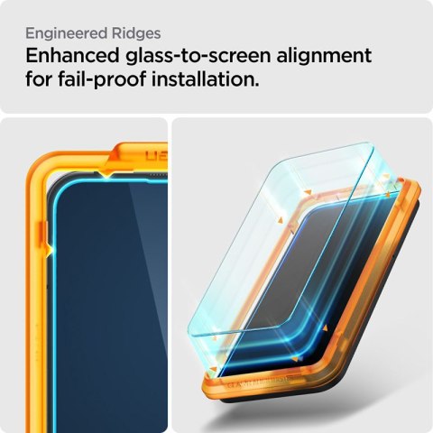 Spigen Alm Glas.TR 2-Pack - Szkło hartowane do Nothing Phone 2 (Przezroczysty) Spigen Alm Glas.TR 2-Pack - Szkło hartowane do Nothing Phone 2 (Przezroczysty)
