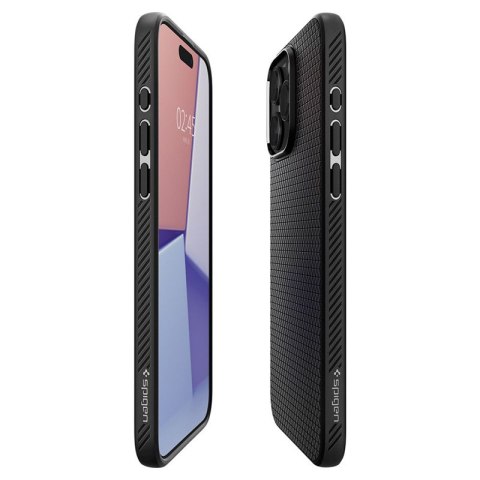 Spigen Liquid Air - Etui do iPhone 15 Pro (Matte Black) Spigen Liquid Air - Etui do iPhone 15 Pro (Matte Black)