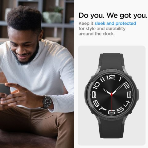 Spigen Liquid Air - Obudowa do Samsung Galaxy Watch 6 Classic 47 mm (Czarny) Spigen Liquid Air - Obudowa do Samsung Galaxy Watch 6 Classic 47 mm (Czarny)