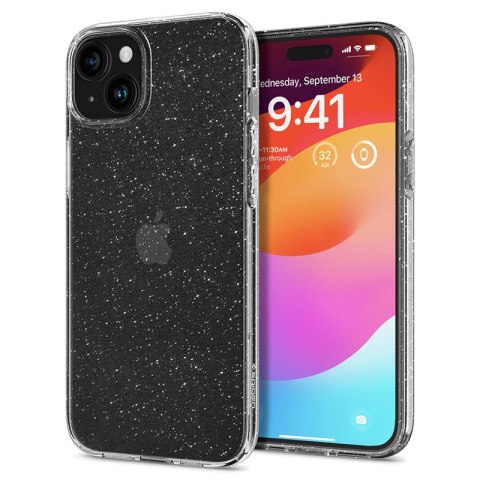 Spigen Liquid Crystal Glitter - Etui do iPhone 15 Plus (Przezroczysty) Spigen Liquid Crystal Glitter - Etui do iPhone 15 Plus (Przezroczysty)