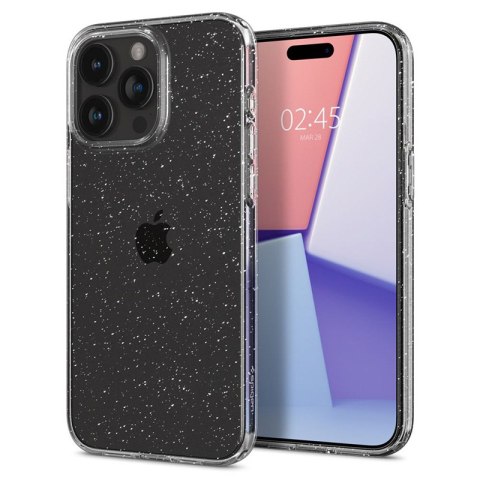 Spigen Liquid Crystal Glitter - Etui do iPhone 15 Pro Max (Przezroczysty) Spigen Liquid Crystal Glitter - Etui do iPhone 15 Pro Max (Przezroczysty)