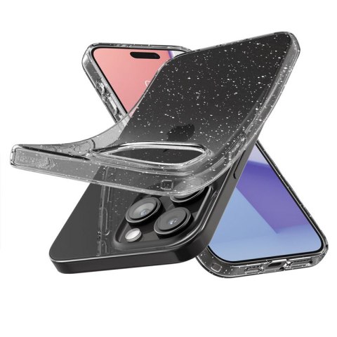 Spigen Liquid Crystal Glitter - Etui do iPhone 15 Pro Max (Przezroczysty) Spigen Liquid Crystal Glitter - Etui do iPhone 15 Pro Max (Przezroczysty)
