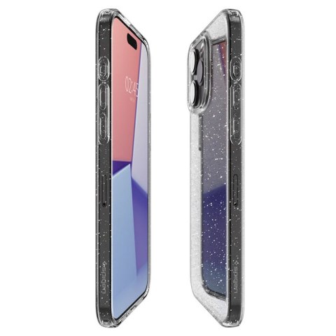 Spigen Liquid Crystal Glitter - Etui do iPhone 15 Pro Max (Przezroczysty) Spigen Liquid Crystal Glitter - Etui do iPhone 15 Pro Max (Przezroczysty)