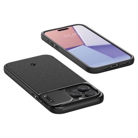 Spigen Optik Armor Mag MagSafe - Etui do iPhone 15 Pro Max (Czarny) Spigen Optik Armor Mag MagSafe - Etui do iPhone 15 Pro Max (Czarny)