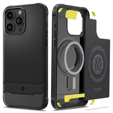 Spigen Rugged Armor Mag MagSafe - Etui do iPhone 15 Pro Max (Matte Black) Spigen Rugged Armor Mag MagSafe - Etui do iPhone 15 Pro Max (Matte Black)