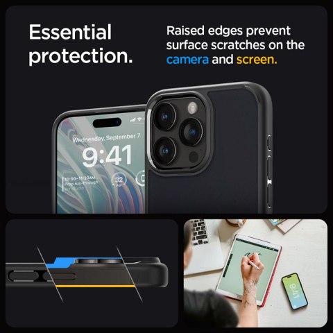 Spigen Ultra Hybrid - Etui do iPhone 15 Pro (Frost Black) Spigen Ultra Hybrid - Etui do iPhone 15 Pro (Frost Black)