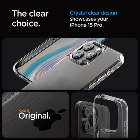 Spigen Ultra Hybrid - Etui do iPhone 15 Pro (Frost Clear) Spigen Ultra Hybrid - Etui do iPhone 15 Pro (Frost Clear)