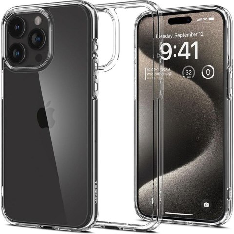 Spigen Ultra Hybrid - Etui do iPhone 15 Pro (Przezroczysty) Spigen Ultra Hybrid - Etui do iPhone 15 Pro (Przezroczysty)