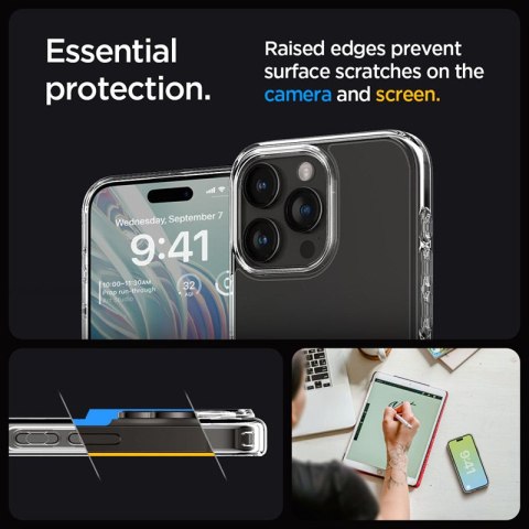 Spigen Ultra Hybrid - Etui do iPhone 15 Pro (Przezroczysty) Spigen Ultra Hybrid - Etui do iPhone 15 Pro (Przezroczysty)