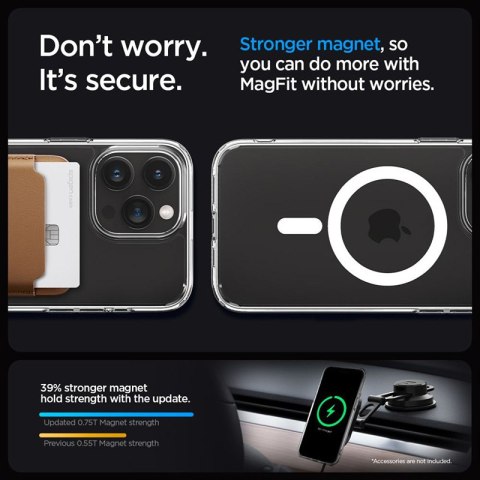 Spigen Ultra Hybrid Mag MagSafe - Etui do iPhone 15 Pro (Biały) Spigen Ultra Hybrid Mag MagSafe - Etui do iPhone 15 Pro (Biały)
