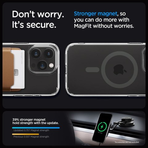 Spigen Ultra Hybrid Mag MagSafe - Etui do iPhone 15 Pro (Graphite) Spigen Ultra Hybrid Mag MagSafe - Etui do iPhone 15 Pro (Graphite)