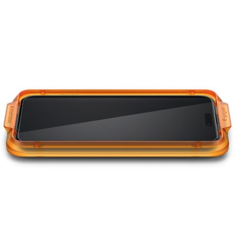 Spigen Alm Glass FC 2-Pack - Szkło hartowane do iPhone 15 Pro Max 2 szt (Czarna ramka) Spigen Alm Glass FC 2-Pack - Szkło hartowane do iPhone 15 Pro Max 2 szt (Czarna ramka)