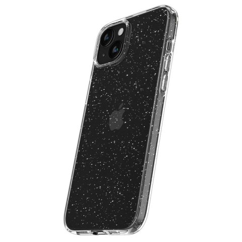 Spigen Liquid Crystal Glitter - Etui do iPhone 15 (Przezroczysty) Spigen Liquid Crystal Glitter - Etui do iPhone 15 (Przezroczysty)