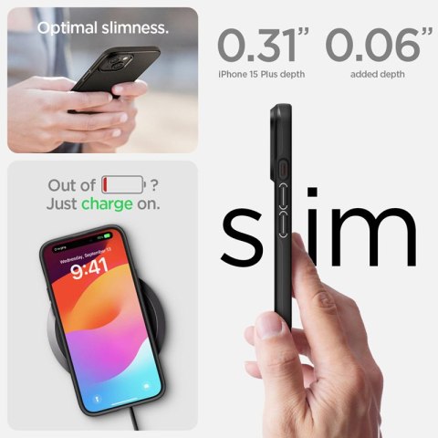 Spigen Thin Fit - Etui do iPhone 15 Plus (Czarny) Spigen Thin Fit - Etui do iPhone 15 Plus (Czarny)