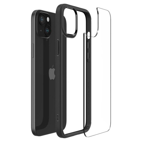 Spigen Ultra Hybrid - Etui do iPhone 15 (Matte Black) Spigen Ultra Hybrid - Etui do iPhone 15 (Matte Black)
