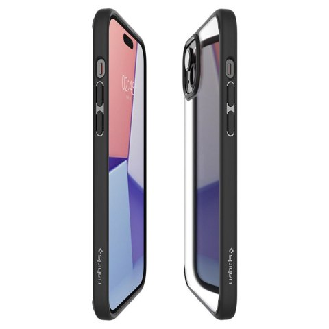 Spigen Ultra Hybrid - Etui do iPhone 15 (Matte Black) Spigen Ultra Hybrid - Etui do iPhone 15 (Matte Black)