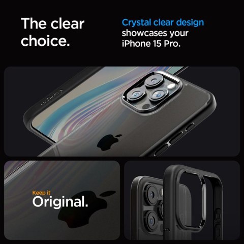 Spigen Ultra Hybrid - Etui do iPhone 15 Pro (Matte Black) Spigen Ultra Hybrid - Etui do iPhone 15 Pro (Matte Black)
