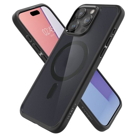 Spigen Ultra Hybrid Mag MagSafe - Etui do iPhone 15 Pro (Frost Black) Spigen Ultra Hybrid Mag MagSafe - Etui do iPhone 15 Pro (Frost Black)