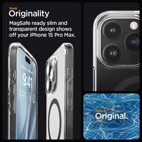 Spigen Ultra Hybrid Mag MagSafe - Etui do iPhone 15 Pro Max (Graphite) Spigen Ultra Hybrid Mag MagSafe - Etui do iPhone 15 Pro Max (Graphite)