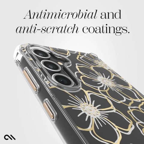 Case-Mate Floral Gems - Etui Samsung Galaxy S23 FE 5G (Gold) Case-Mate Floral Gems - Etui Samsung Galaxy S23 FE 5G (Gold)