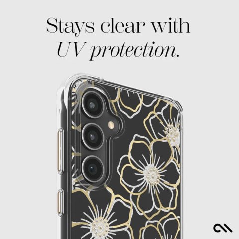 Case-Mate Floral Gems - Etui Samsung Galaxy S23 FE 5G (Gold) Case-Mate Floral Gems - Etui Samsung Galaxy S23 FE 5G (Gold)