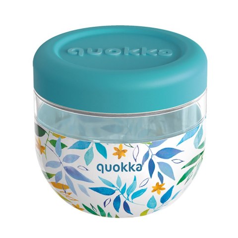 Quokka Bubble Food Jar - Pojemnik plastikowy na żywność / lunchbox 770 ml (Watercolor Leaves) Quokka Bubble Food Jar - Pojemnik plastikowy na żywność / lunchbox 770 ml (Watercolor Leaves)