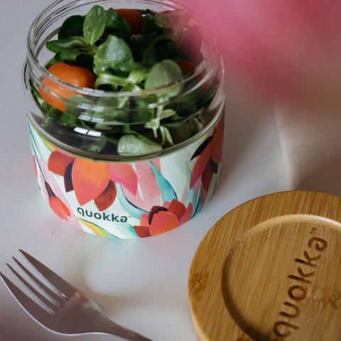 Quokka Deli Food Jar - Pojemnik szklany na żywność / lunchbox 820 ml (Spring) Quokka Deli Food Jar - Pojemnik szklany na żywność / lunchbox 820 ml (Spring)