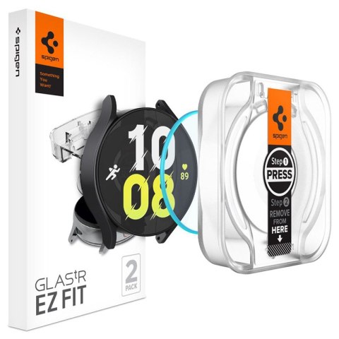 Spigen GLAS.TR EZ FIT 2-Pack - Szkło hartowane do Samsung Galaxy Watch 6 44 mm (2 szt) Spigen GLAS.TR EZ FIT 2-Pack - Szkło hartowane do Samsung Galaxy Watch 6 44 mm (2 szt)