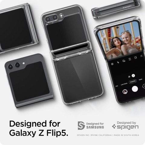 Spigen Thin Fit Pro - Etui do Samsung Galaxy Z Flip 5 (Przezroczysty) Spigen Thin Fit Pro - Etui do Samsung Galaxy Z Flip 5 (Przezroczysty)