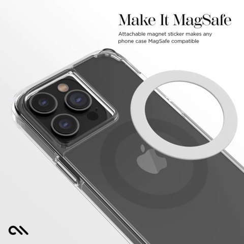 Case-Mate Magnetic Conversion Kit for MagSafe - Uniwersalny pierścień magnetyczny na etui / smartfona 2 szt. (White) Case-Mate Magnetic Conversion Kit for MagSafe - Uniwersalny pierścień magnetyczny na etui / smartfona 2 szt. (White)