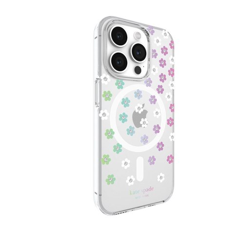 Kate Spade New York Protective MagSafe - Etui iPhone 15 Pro (Scattered Flowers) Kate Spade New York Protective MagSafe - Etui iPhone 15 Pro (Scattered Flowers)