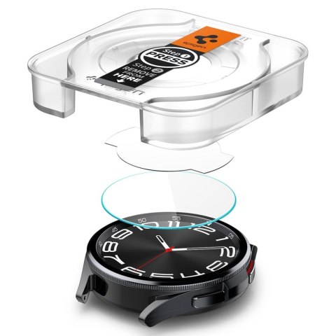 Spigen GLAS.TR EZ FIT 2-Pack - Szkło hartowane do Samsung Galaxy Watch 6 Classic 43 mm (2 szt) Spigen GLAS.TR EZ FIT 2-Pack - Szkło hartowane do Samsung Galaxy Watch 6 Classic 43 mm (2 szt)