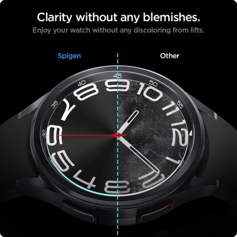 Spigen GLAS.TR EZ FIT 2-Pack - Szkło hartowane do Samsung Galaxy Watch 6 Classic 43 mm (2 szt) Spigen GLAS.TR EZ FIT 2-Pack - Szkło hartowane do Samsung Galaxy Watch 6 Classic 43 mm (2 szt)