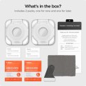 Spigen GLAS.TR EZ FIT 2-Pack - Szkło hartowane do Samsung Galaxy Watch 6 Classic 43 mm (2 szt)
