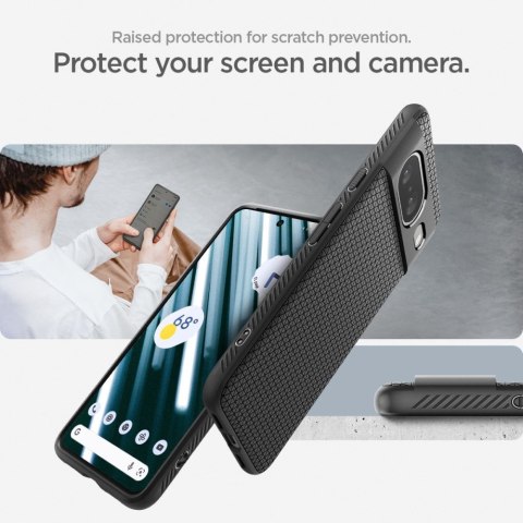 Spigen Liquid Air - Etui do Google Pixel 8 (Czarny) Spigen Liquid Air - Etui do Google Pixel 8 (Czarny)