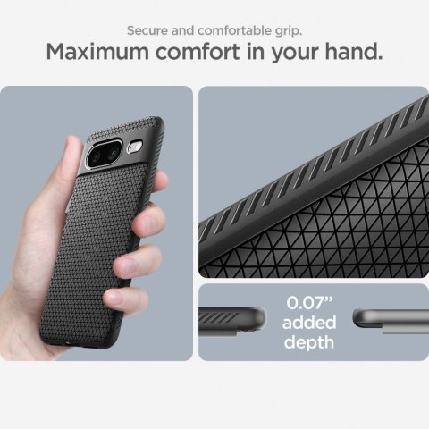 Spigen Liquid Air - Etui do Google Pixel 8 (Czarny) Spigen Liquid Air - Etui do Google Pixel 8 (Czarny)