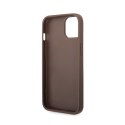 Guess 4G Big Metal Logo - Etui iPhone 15 (brązowy)
