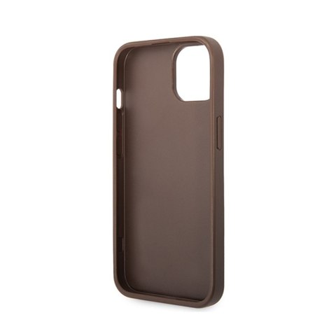 Guess 4G Big Metal Logo - Etui iPhone 15 (brązowy) Guess 4G Big Metal Logo - Etui iPhone 15 (brązowy)