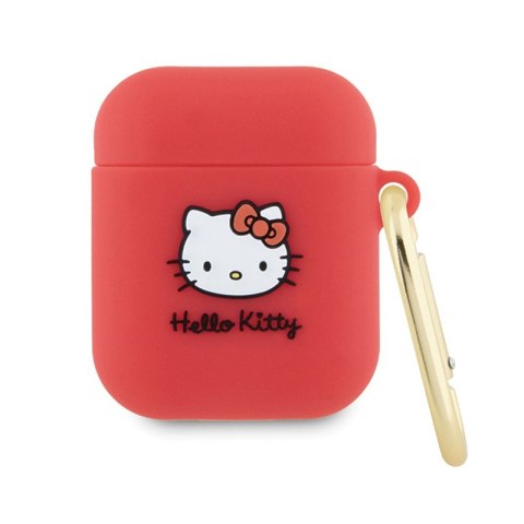 Hello Kitty Silicone 3D Kitty Head - Etui AirPods 1/2 gen (fuksja) Hello Kitty Silicone 3D Kitty Head - Etui AirPods 1/2 gen (fuksja)